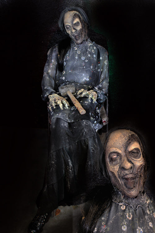 Graverobbed Mother - Life Sized Corpse Prop | Haunted House Prop NYC | Halloween Prop Store