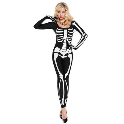 Full Skeleton Bodysuit Women's Sexy Costume | NYC Halloween Costume Shop | Sexy Costume for Women
