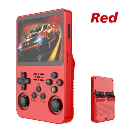 R36S Retro Handheld Game Console – 3.5' IPS Screen, Linux System, 3000mAh Battery, Preloaded Games