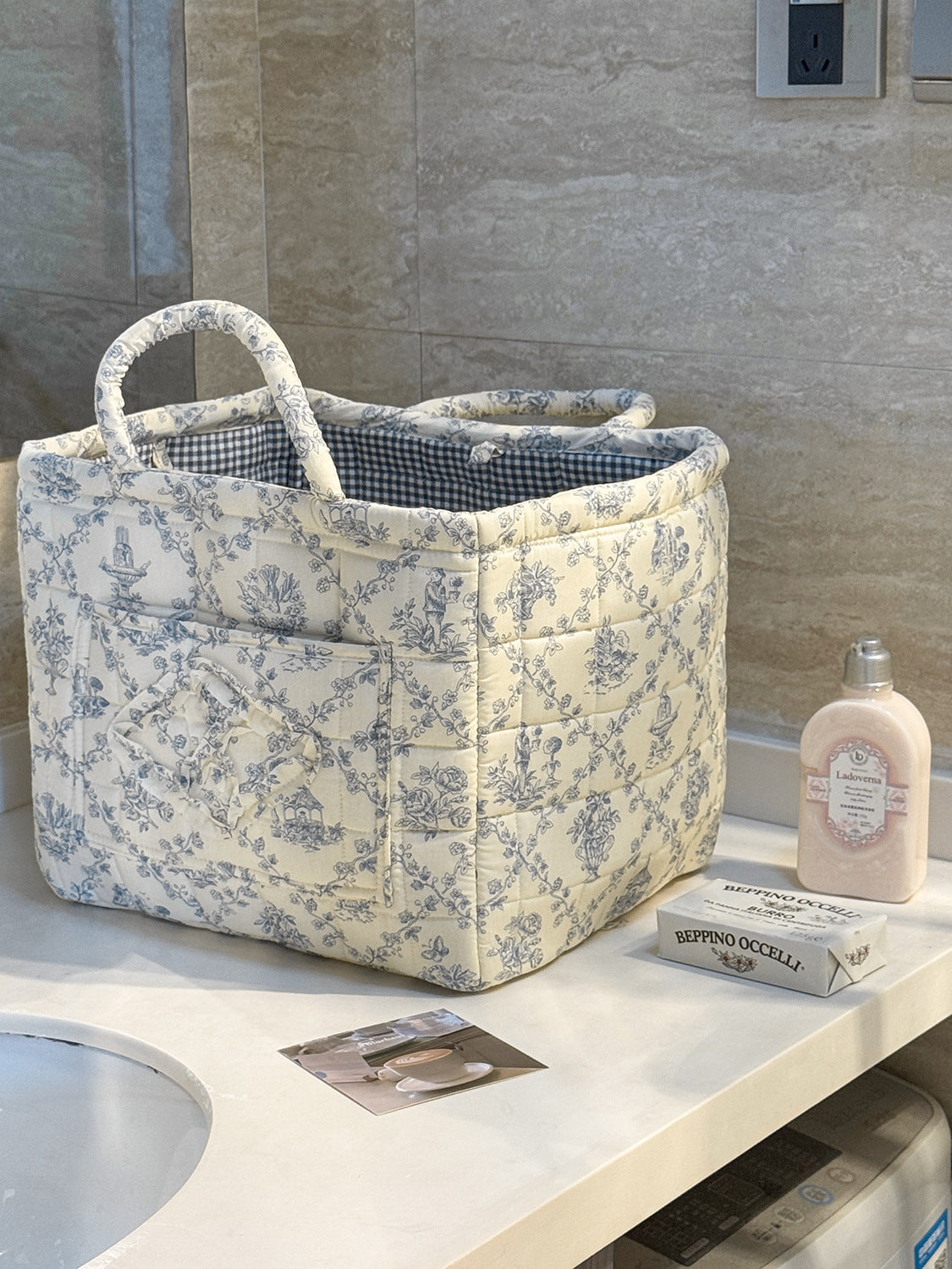 🚗Multi-Purpose Fabric Car Storage Basket with Handle | Foldable & Washable