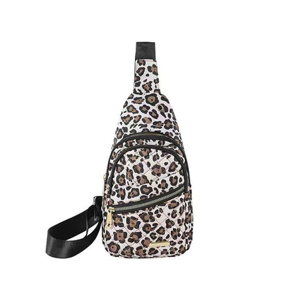 Women's Solid Color Quilted Waterproof Belt Bag