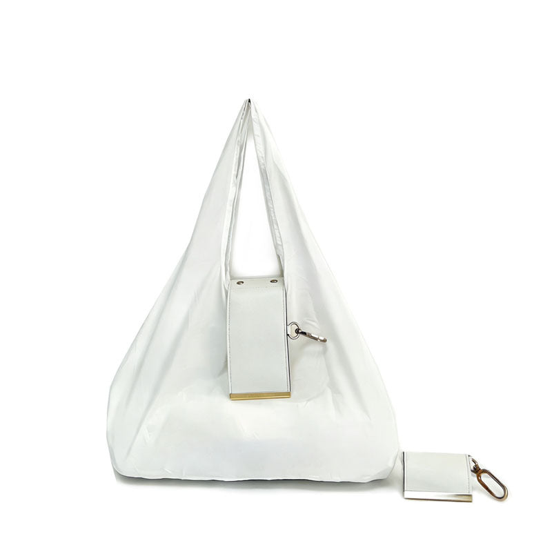 Foldable Keychain Tote Bag for Shopping & Travel