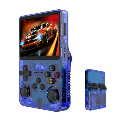 R36S Retro Handheld Game Console – 3.5' IPS Screen, Linux System, 3000mAh Battery, Preloaded Games