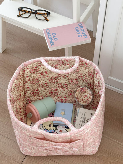 🚗Car Storage Basket with Handle | Foldable & Washable Multi-Purpose Fabric Box