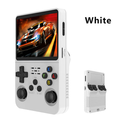 R36S Retro Handheld Game Console – 3.5' IPS Screen, Linux System, 3000mAh Battery, Preloaded Games