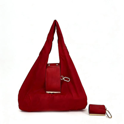 Foldable Keychain Tote Bag for Shopping & Travel