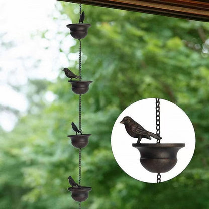 Free Shipping🔥Monarch Rain Chains Aluminum 'Lotus' Series Rain Chain (for Gutters)