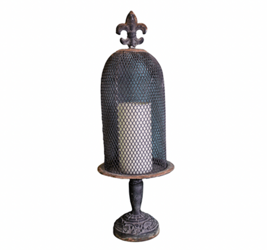 Rusted Candle Holder
