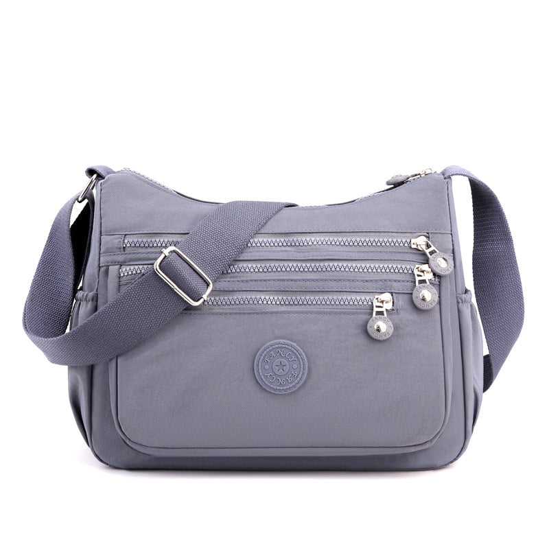 🎒 Multi-Pocket Campus Nylon Crossbody Bag！！！