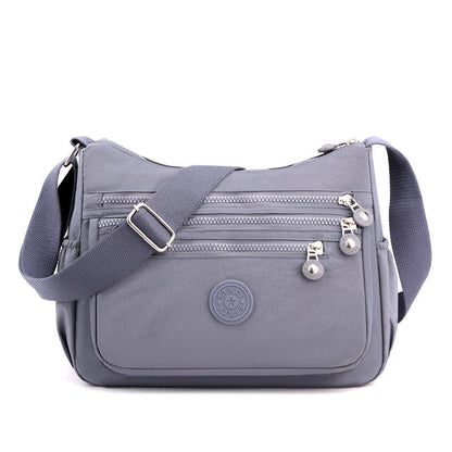 🎒 Multi-Pocket Campus Nylon Crossbody Bag！！！