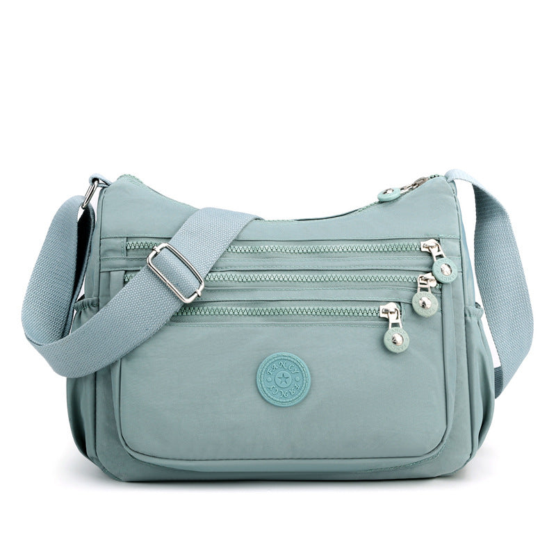 🎒 Multi-Pocket Campus Nylon Crossbody Bag！！！