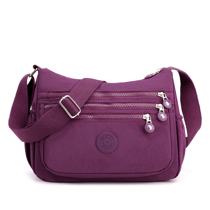 🎒 Multi-Pocket Campus Nylon Crossbody Bag！！！