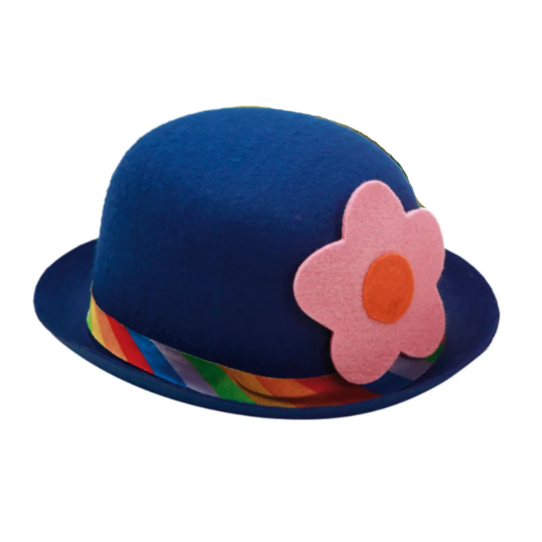 Colorful Clown Bowler Hat | NYC Costume Hat | Costume Headwear Shop