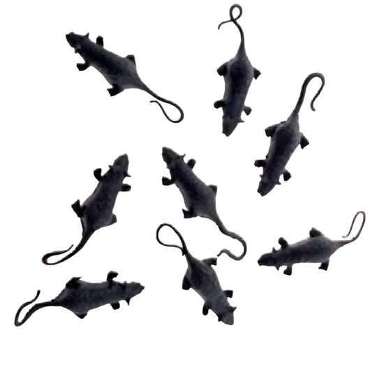 Tiny Black Mouse Prop