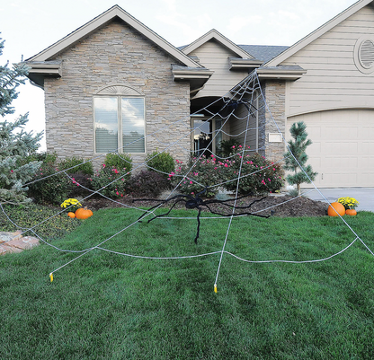 23' Spider Web Yard Light-Up 210 LED