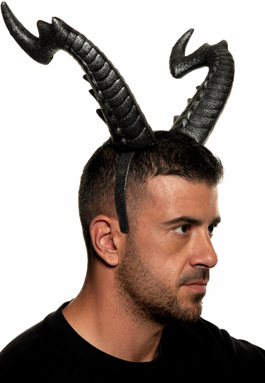 Barbed Dragon Horns Headband | Costume Accessory NYC | Cosplay Accessories