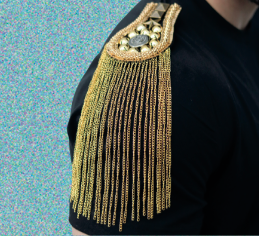 Pop Icon Epaulet Shoulder Tassels | Costume Accessory NYC | Cosplay Accessories