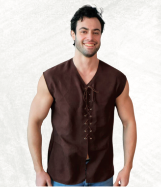 Male Renaissance Vest | Mens Halloween Costume NYC | Cosplay Costume Shop