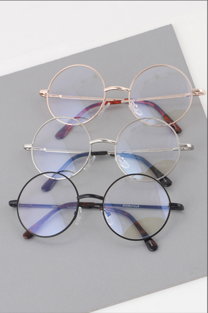 Retro & Round - Blue Light Blocker Sunglasses | Novelty Sunglasses NYC | Costume Eyewear