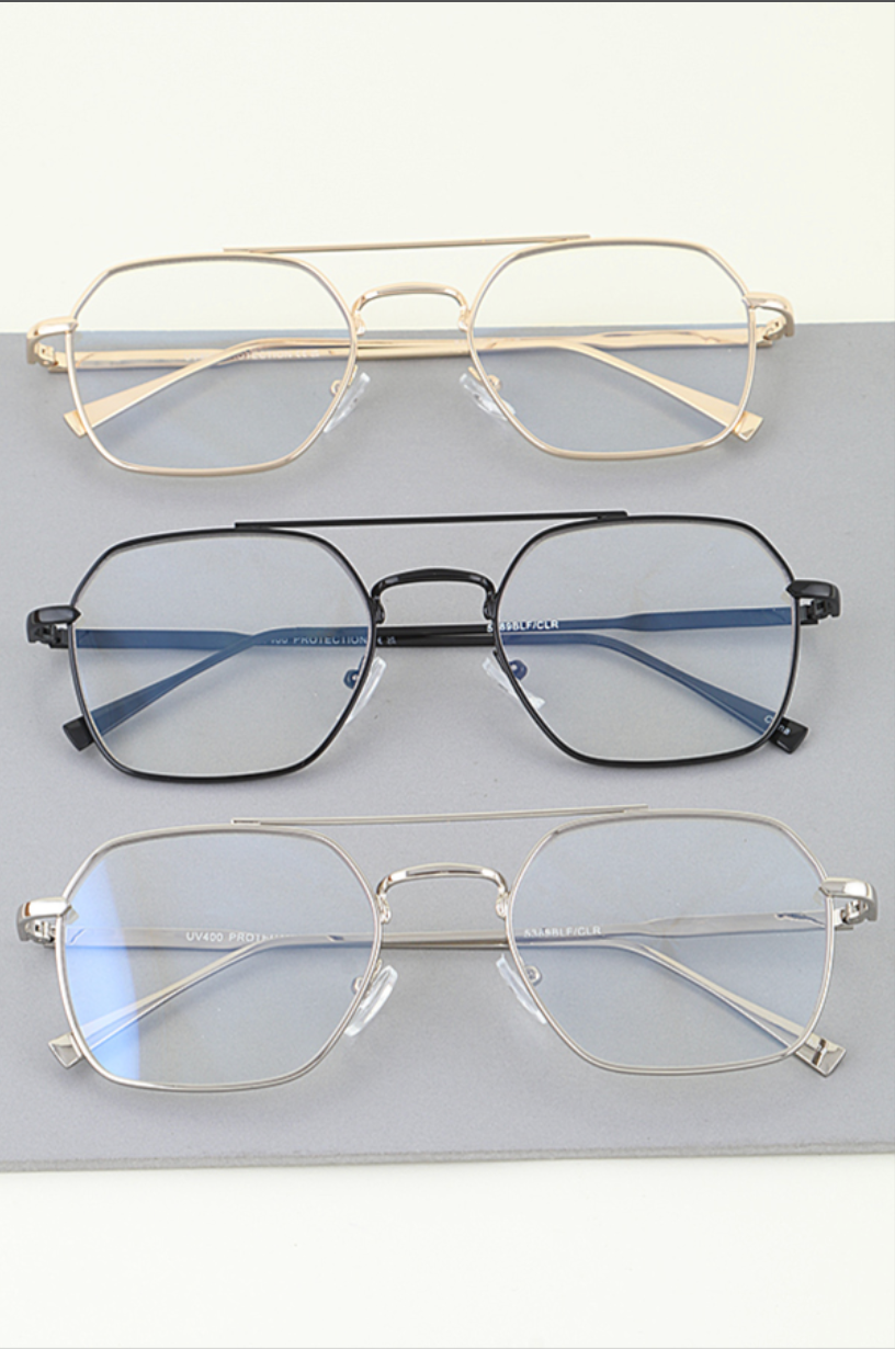 Modern Aviator - Blue-Light Blocker Sunglasses | Novelty Sunglasses NYC | Costume Eyewear