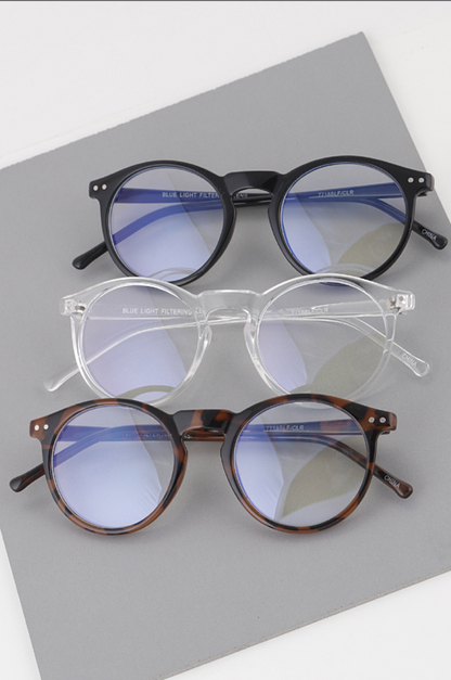 Round Blue-Light Blocker Sunglasses | Novelty Sunglasses NYC | Costume Eyewear