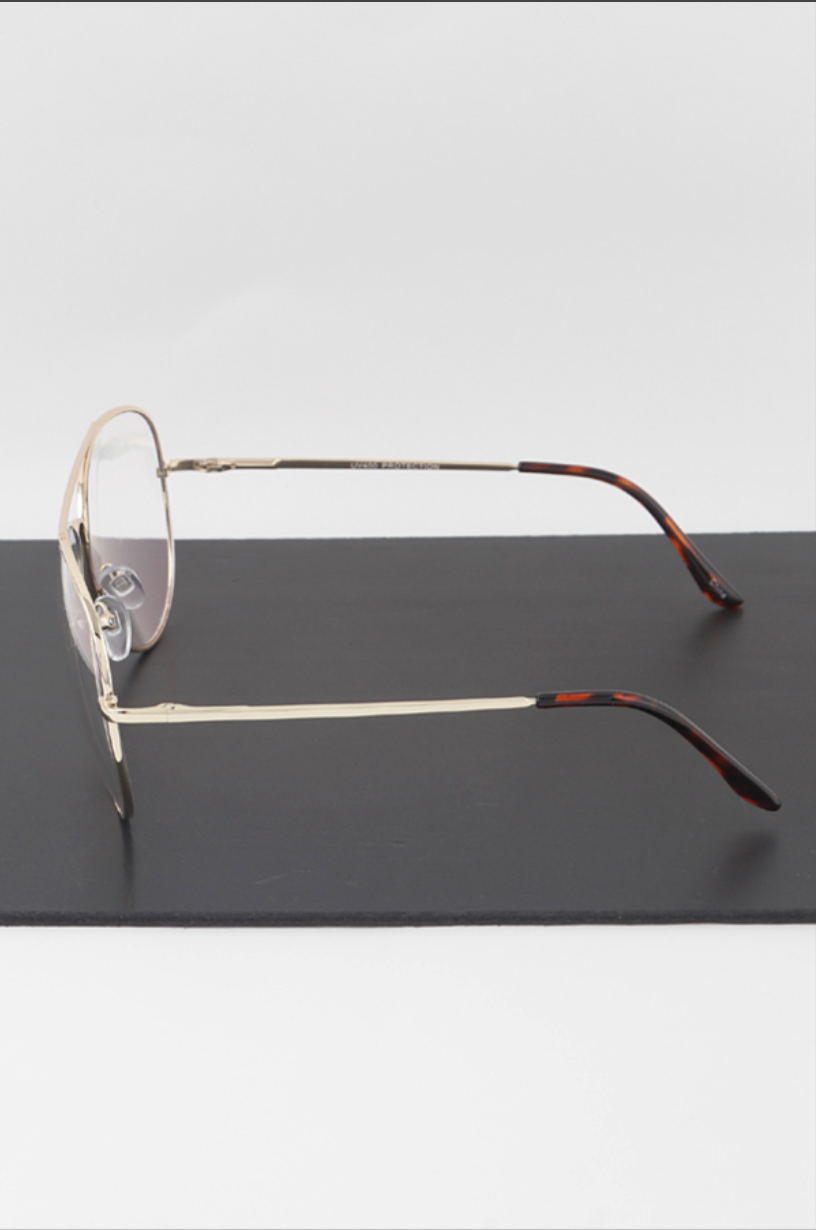 Classic Tinted Aviator Glasses | Novelty Sunglasses NYC | Costume Eyewear