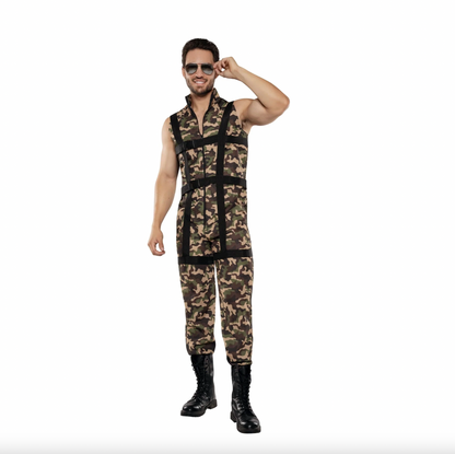 Combat Paratrooper Men’s Costume | Mens Halloween Costume NYC | Cosplay Costume Shop