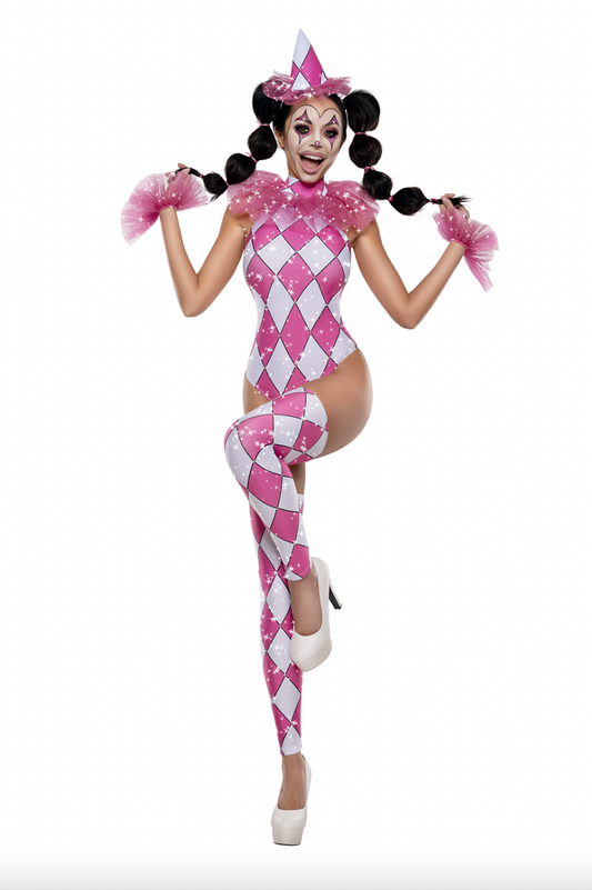 Diamond Clown Women's Sexy Costume | NYC Halloween Costume Shop | Sexy Costume for Women