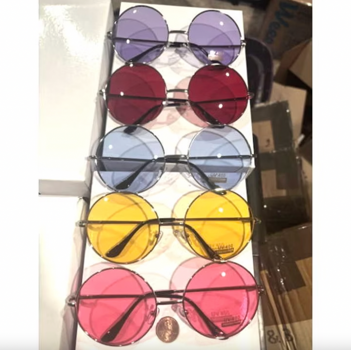 Janis Large Round Sunglasses | Novelty Sunglasses NYC | Costume Eyewear