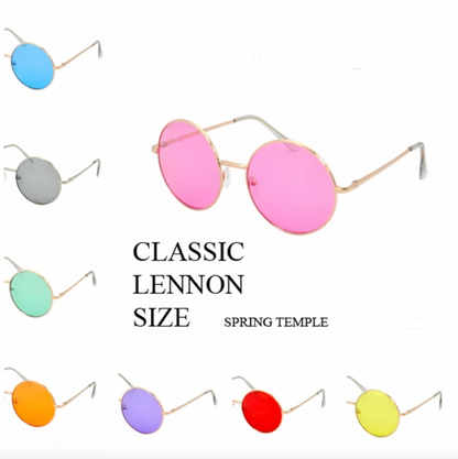 Colorful Lennon Style Sunglasses | Novelty Sunglasses NYC | Costume Eyewear