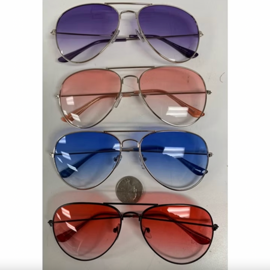 Ombre Aviator Sunglasses | Novelty Sunglasses NYC | Costume Eyewear