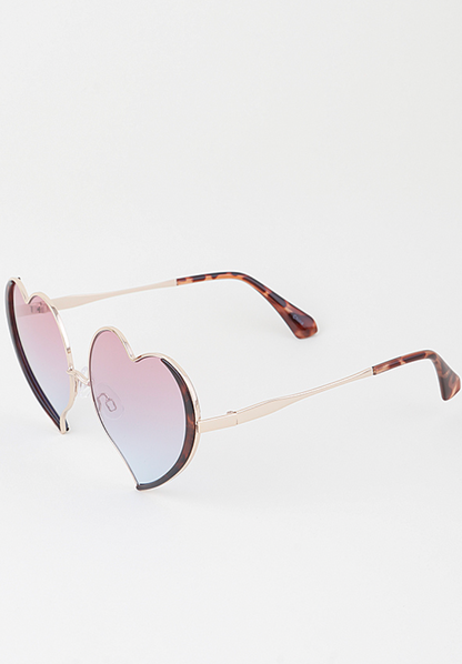 Bright Heart-Shaped Sunglasses | Novelty Sunglasses NYC | Costume Eyewear
