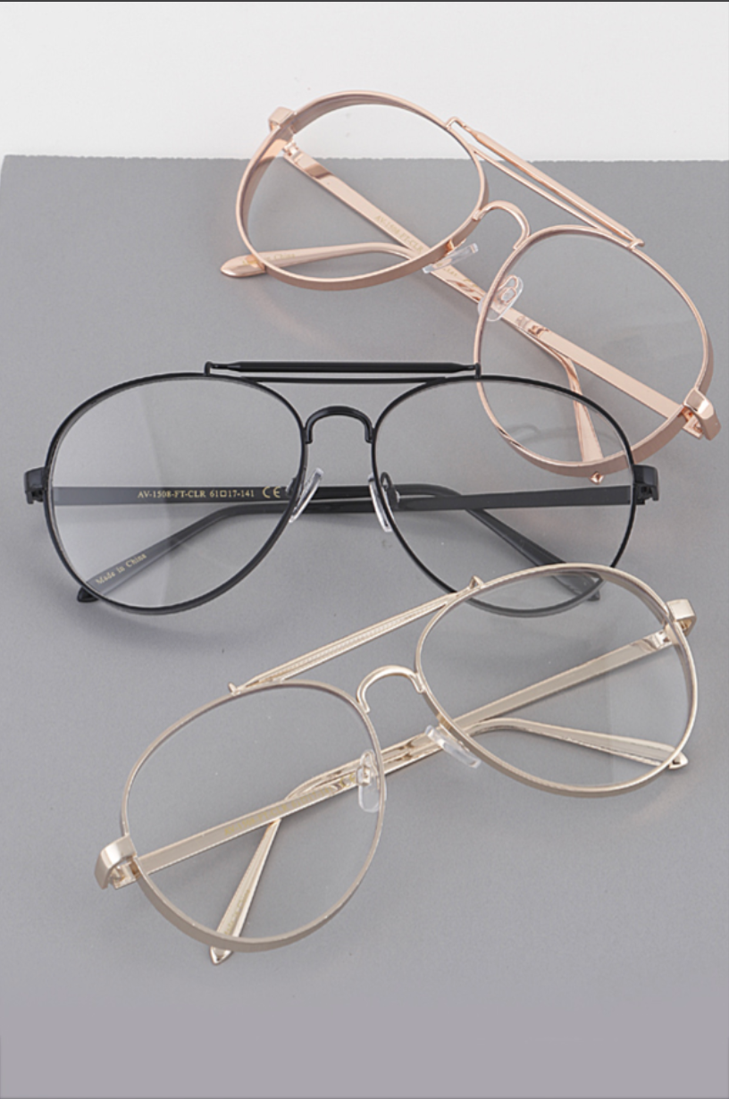 Metal Aviator Glasses | Novelty Sunglasses NYC | Costume Eyewear