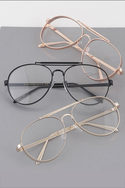 Metal Aviator Glasses | Novelty Sunglasses NYC | Costume Eyewear