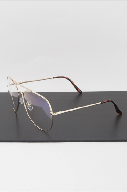 Classic Tinted Aviator Glasses | Novelty Sunglasses NYC | Costume Eyewear