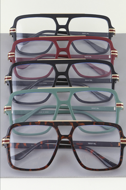 Chic & Straight - Modern Aviator Glasses | Novelty Sunglasses NYC | Costume Eyewear