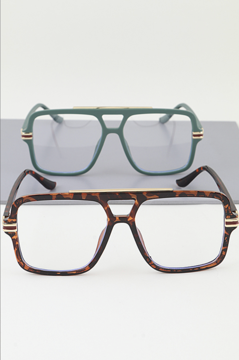 Chic & Straight - Modern Aviator Glasses | Novelty Sunglasses NYC | Costume Eyewear