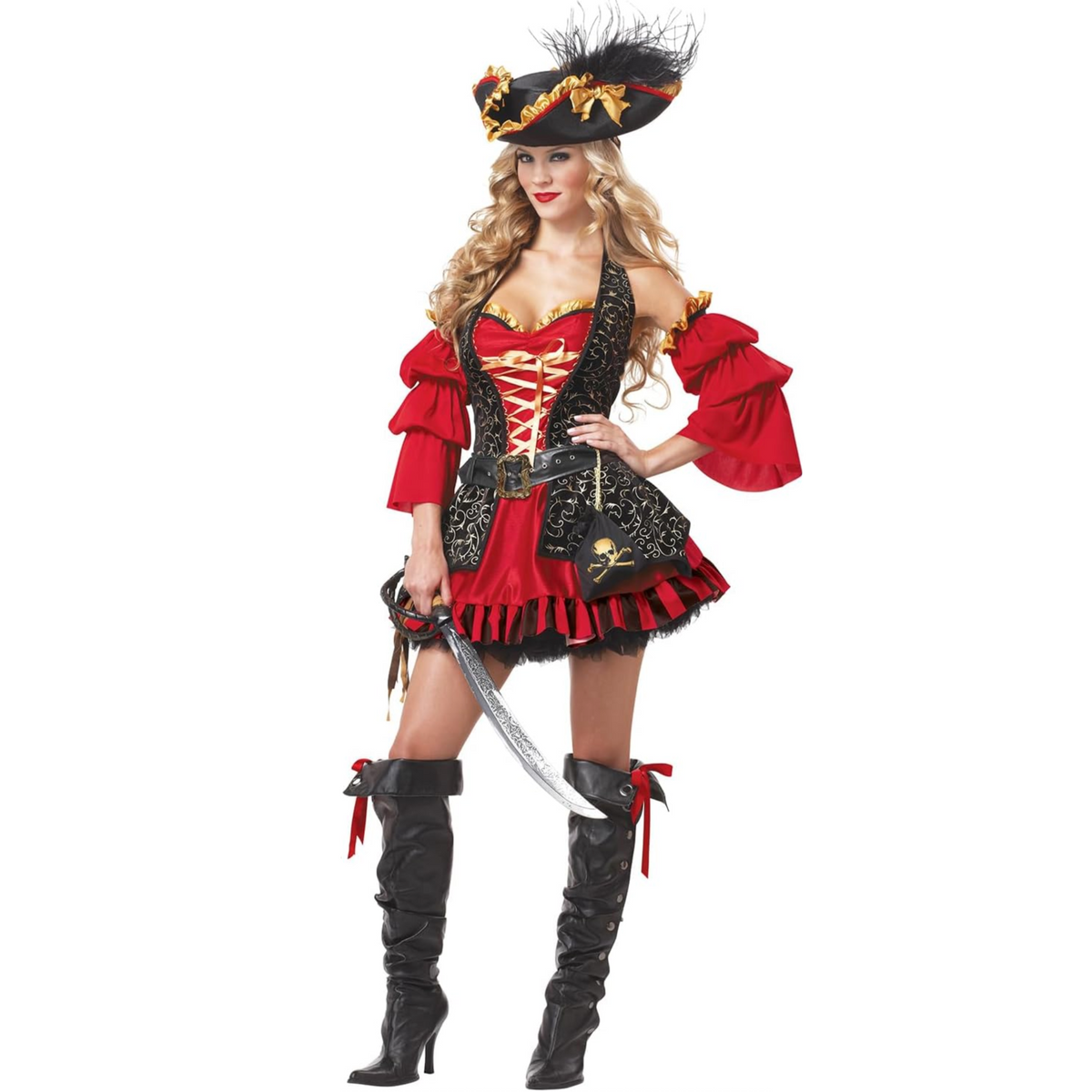 Sexy Spanish Pirate Adult Costume