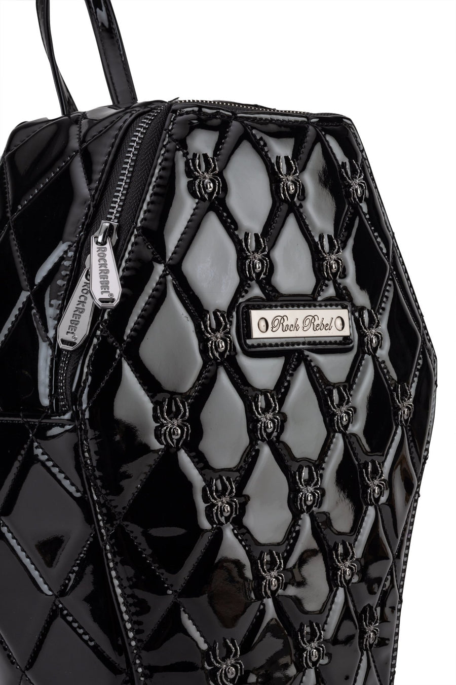 Spider Studded Coffin Backpack | NYC Costume Shop | Halloween & Cosplay Store
