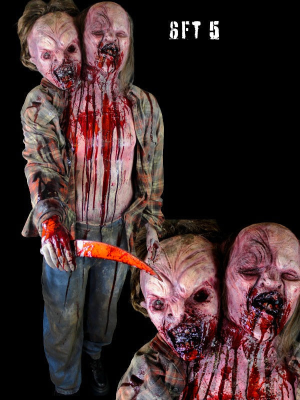 Double Trouble Mutant - Large Scale Mutant Prop | Haunted House Prop NYC | Halloween Prop Store