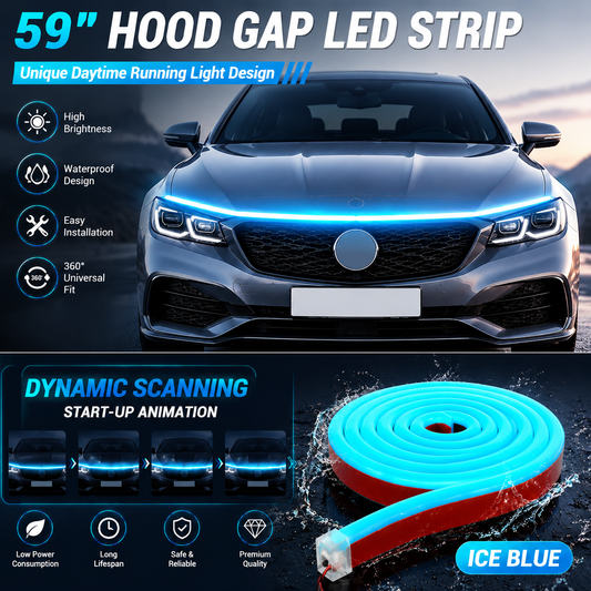59' High Brightness Automotive Hood Gap LED Strip