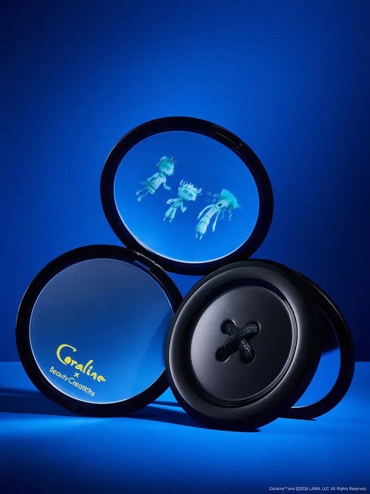 "Button Eyes" Compact Mirror