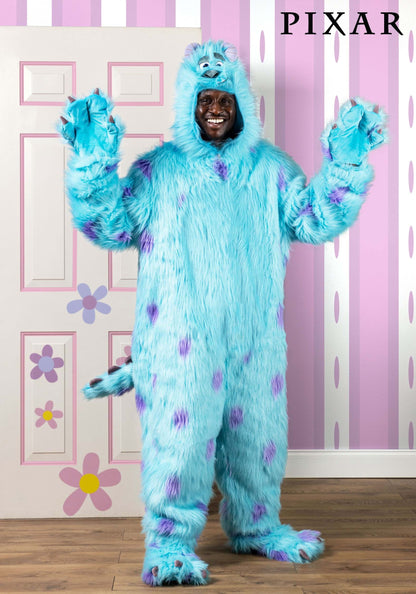 Monsters, Inc. Sulley Deluxe Men's Jumpsuit | Mens Halloween Costume NYC | Cosplay Costume Shop