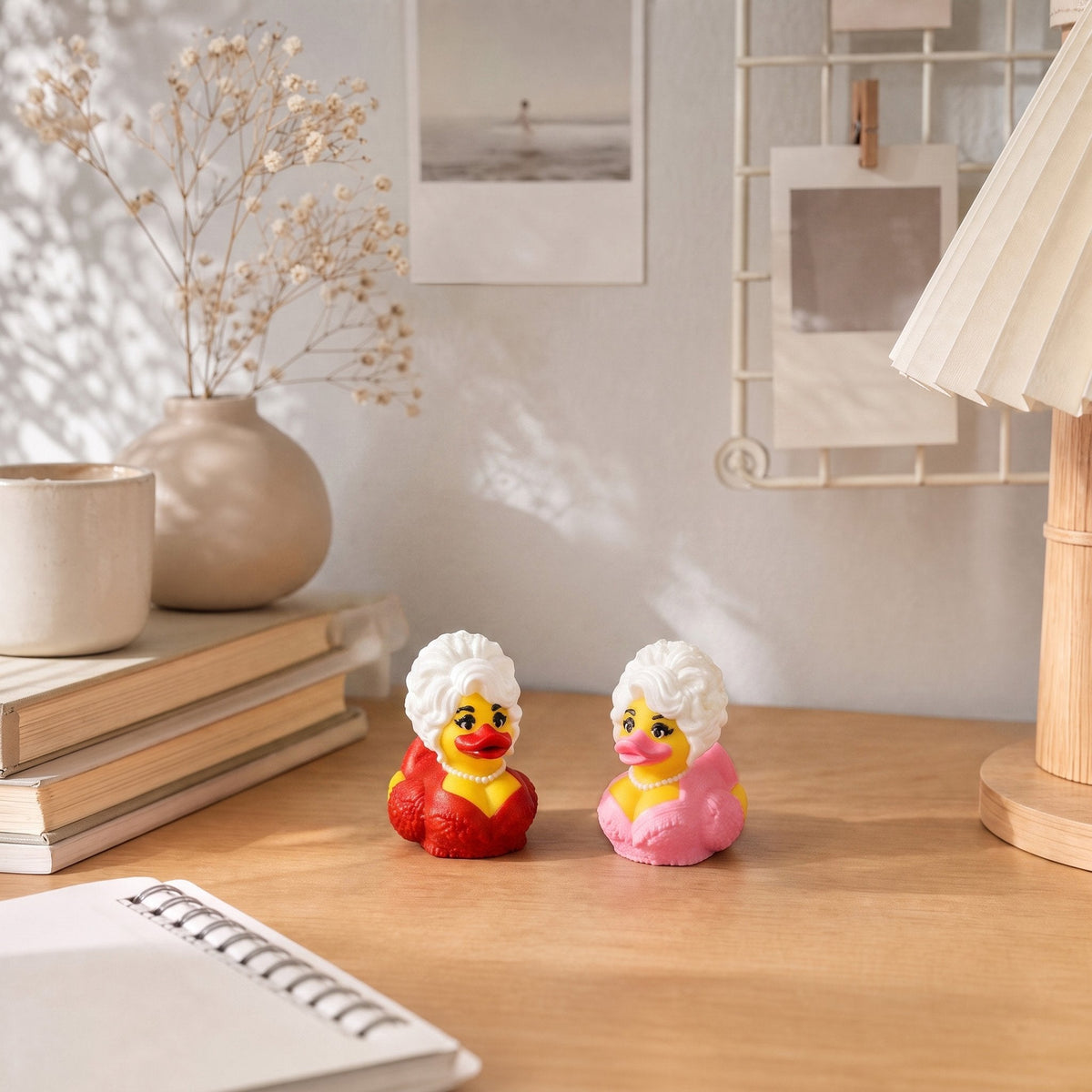 Dolly Duck – 3D Printed Collectible, Cute Desk & Car Decor