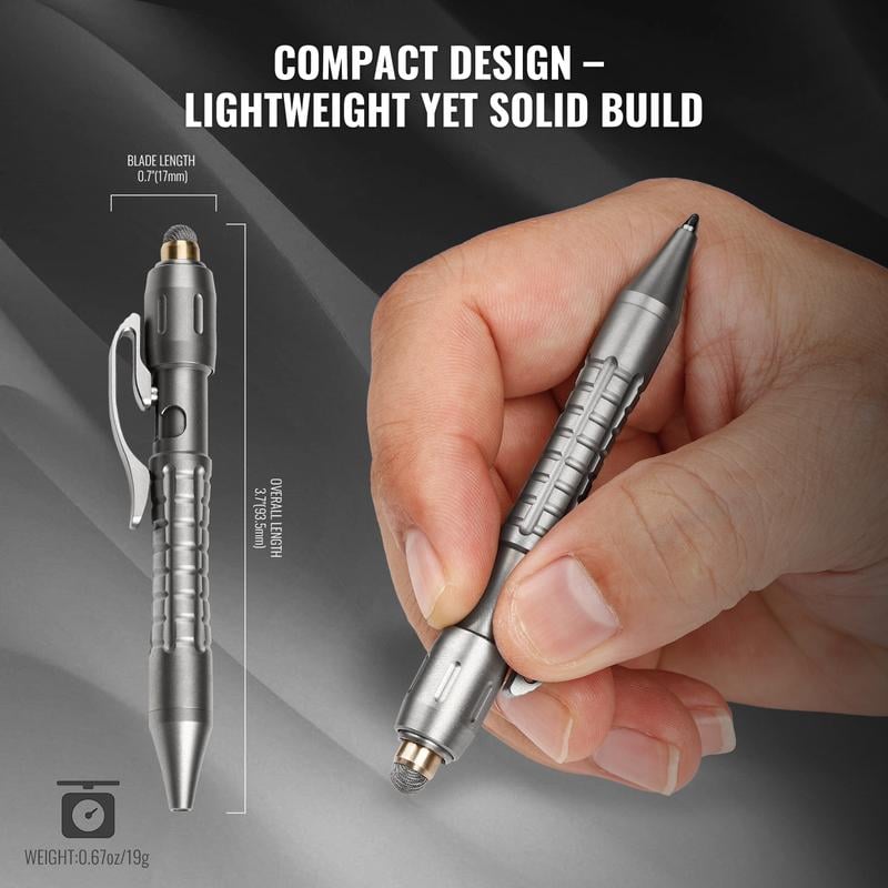 MP1 Multi-Functional Titanium Pen – Ultimate EDC Pocket Tool⚙️