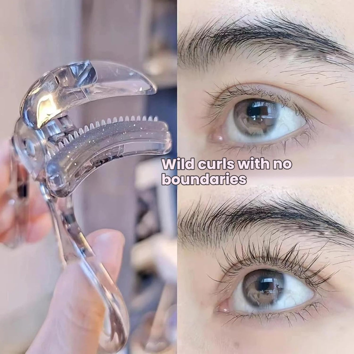 Lash Genius Wide-Angle Curler with Comb - Perfectly Curls Every Lash WITHOUT the Pinch!