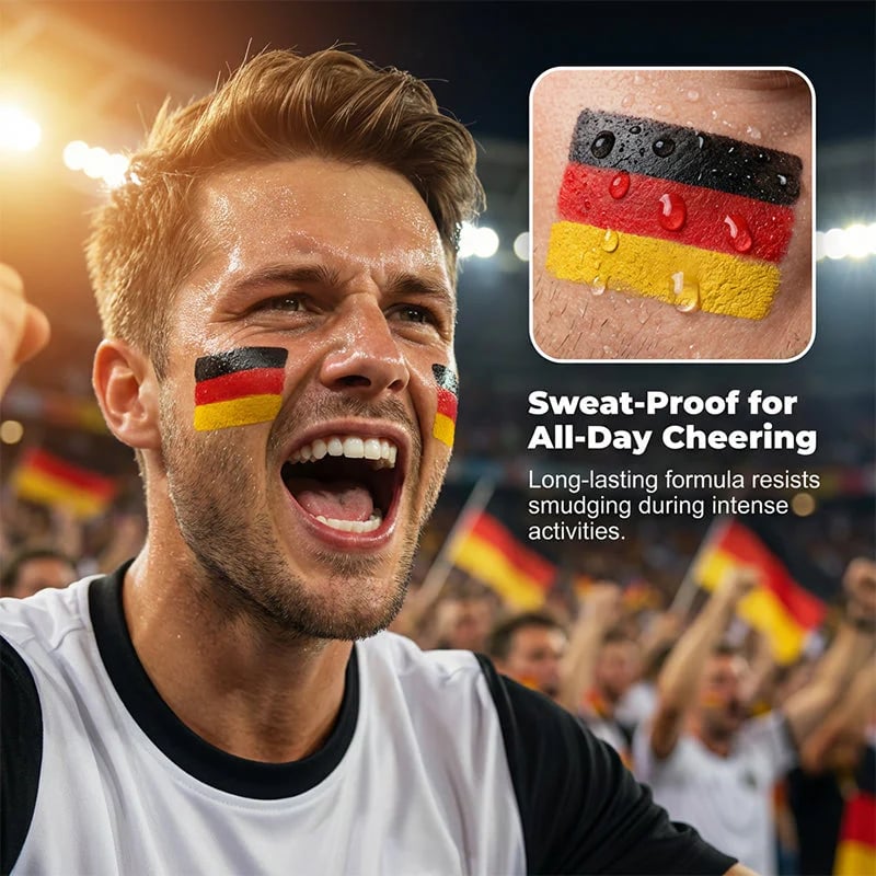 🏆Buy 1 get 1 free🎉National Flag Face Paint Stick for Sports Fans!!!⚽