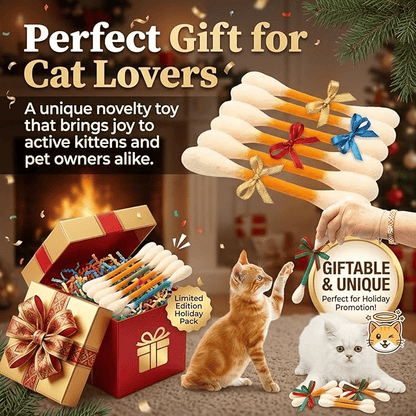 Giant Q-Tip Cat Toy-Viral Cat Chew & Play Toy🐱✨