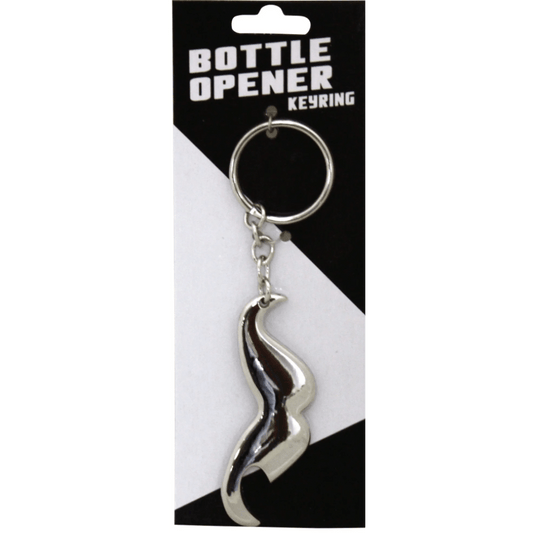 Mustache Bottle Opener Key Chain