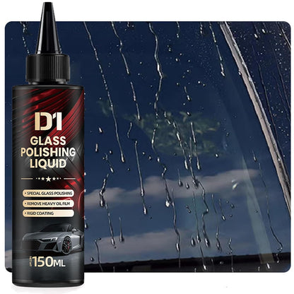 Auto Glass Scratch Care Polishing Fluid – Scratch-Free, Liquid Glass Car Polish, D1 Glass Polishing Liquid for Minor Scratches Long-Lasting Protection